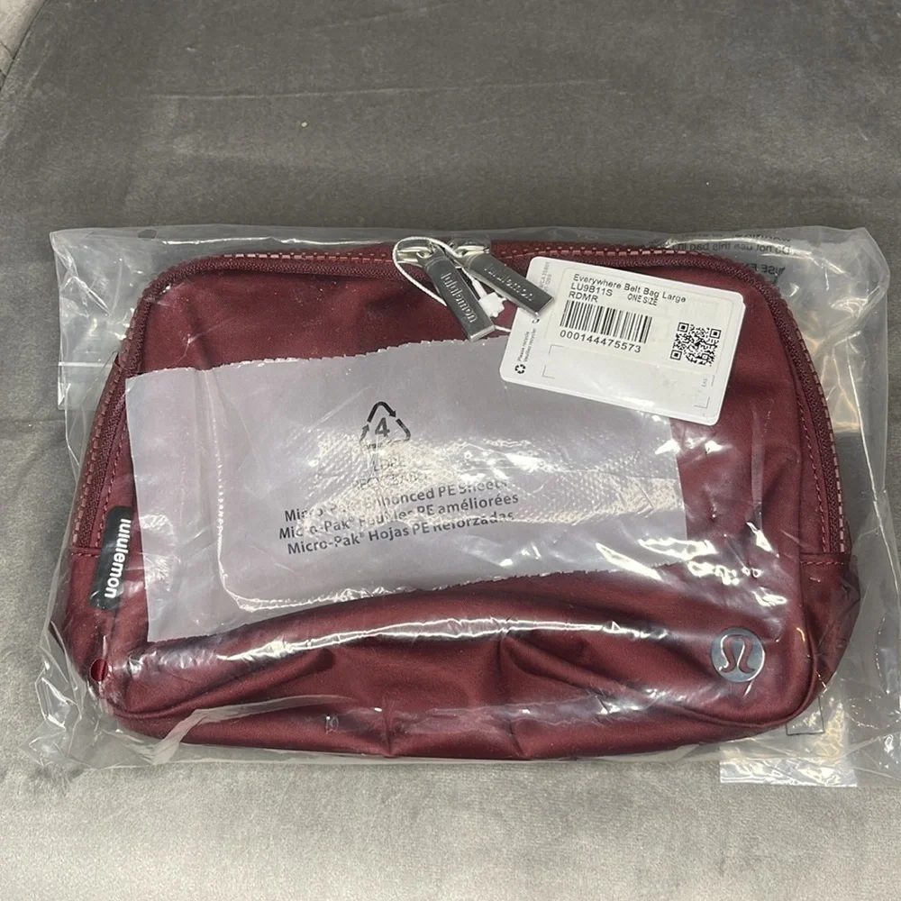🍋LULULEMON ATHLETICA | Everywhere Belt Bag Large in Red Merlot - Picture 4 of 9
